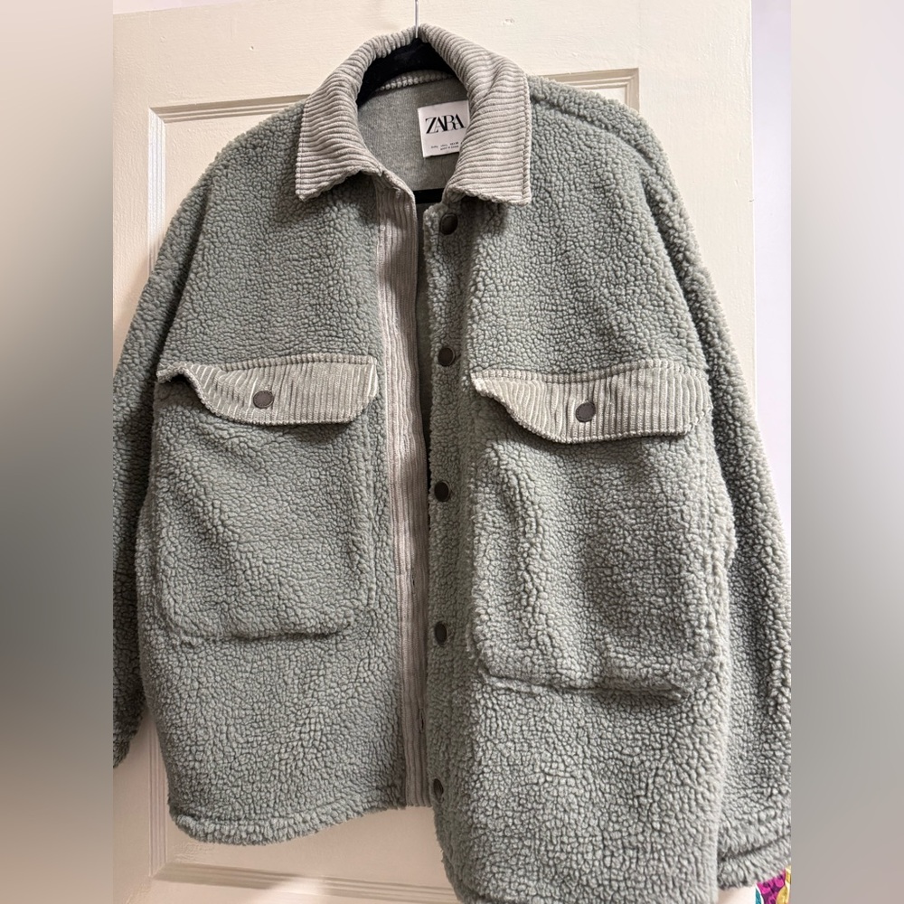 Zara women’s Sherpa Jacket